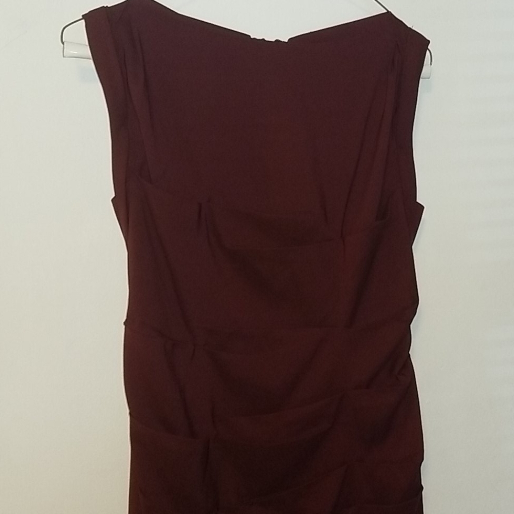 Express dress size 2 Maroon with ruffles